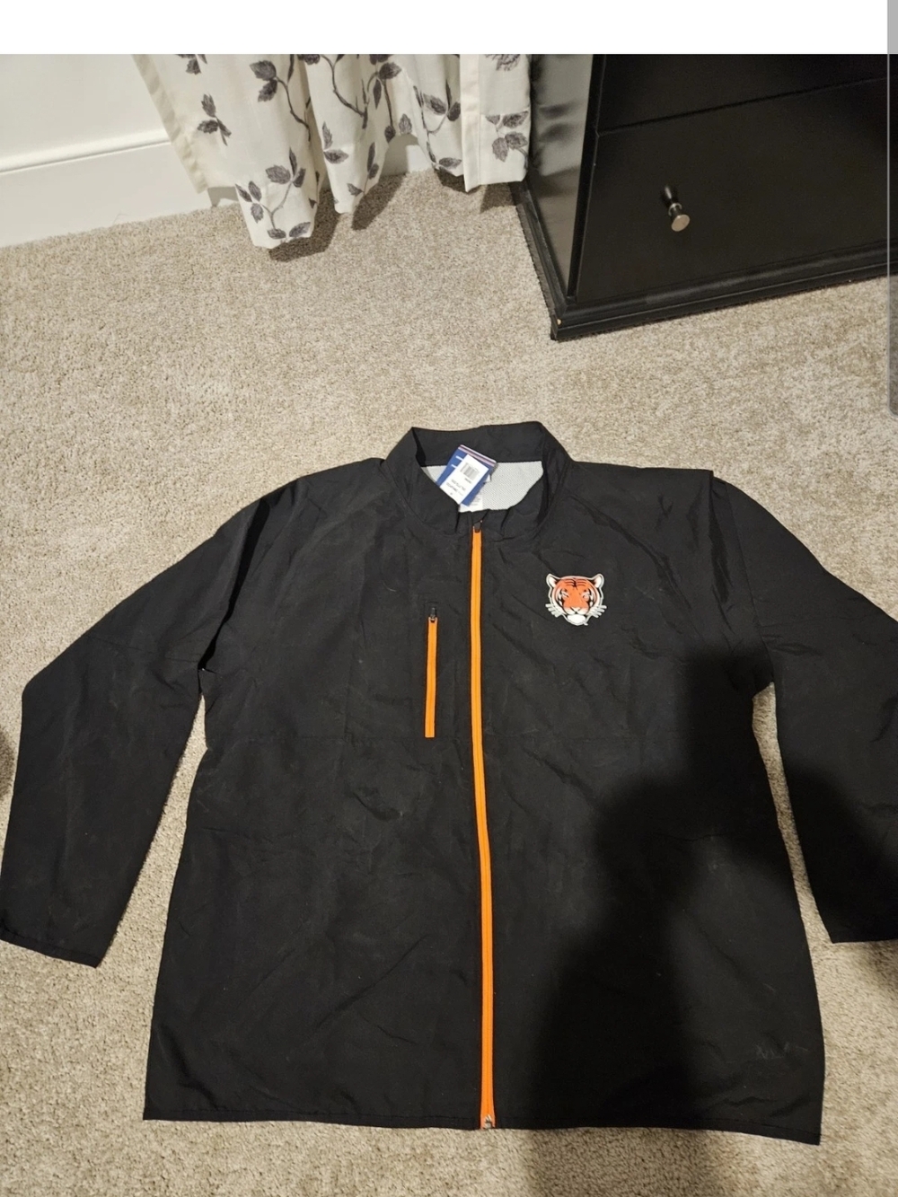 Champion TIGER Windbreaker Adult 2XL Black